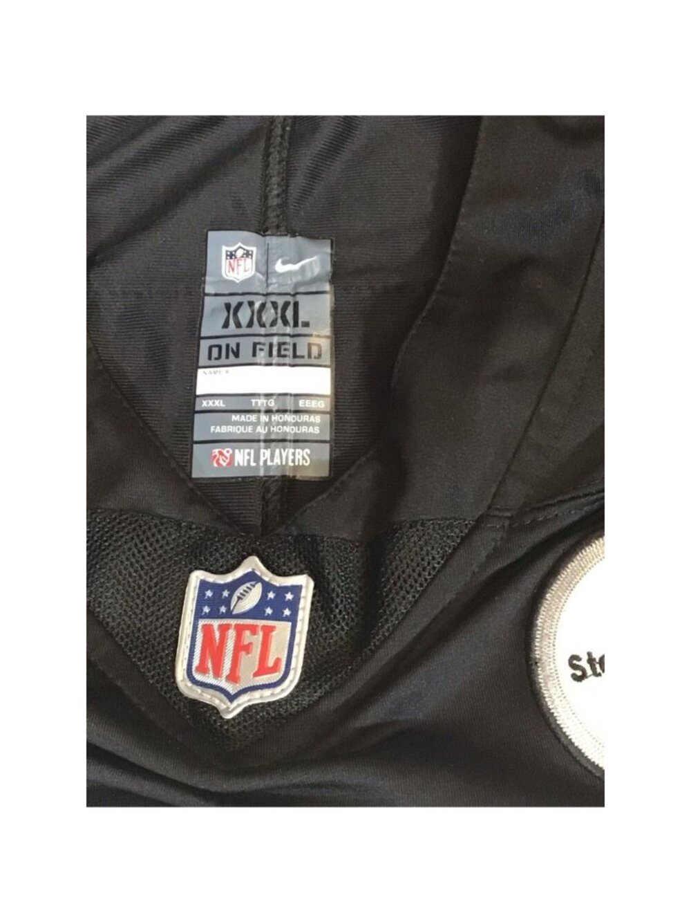 Devin Bush Pittsburgh Steelers Nike Men XXL Jersey Black Football-Nfl Sewn Logo - Picture 5 of 5